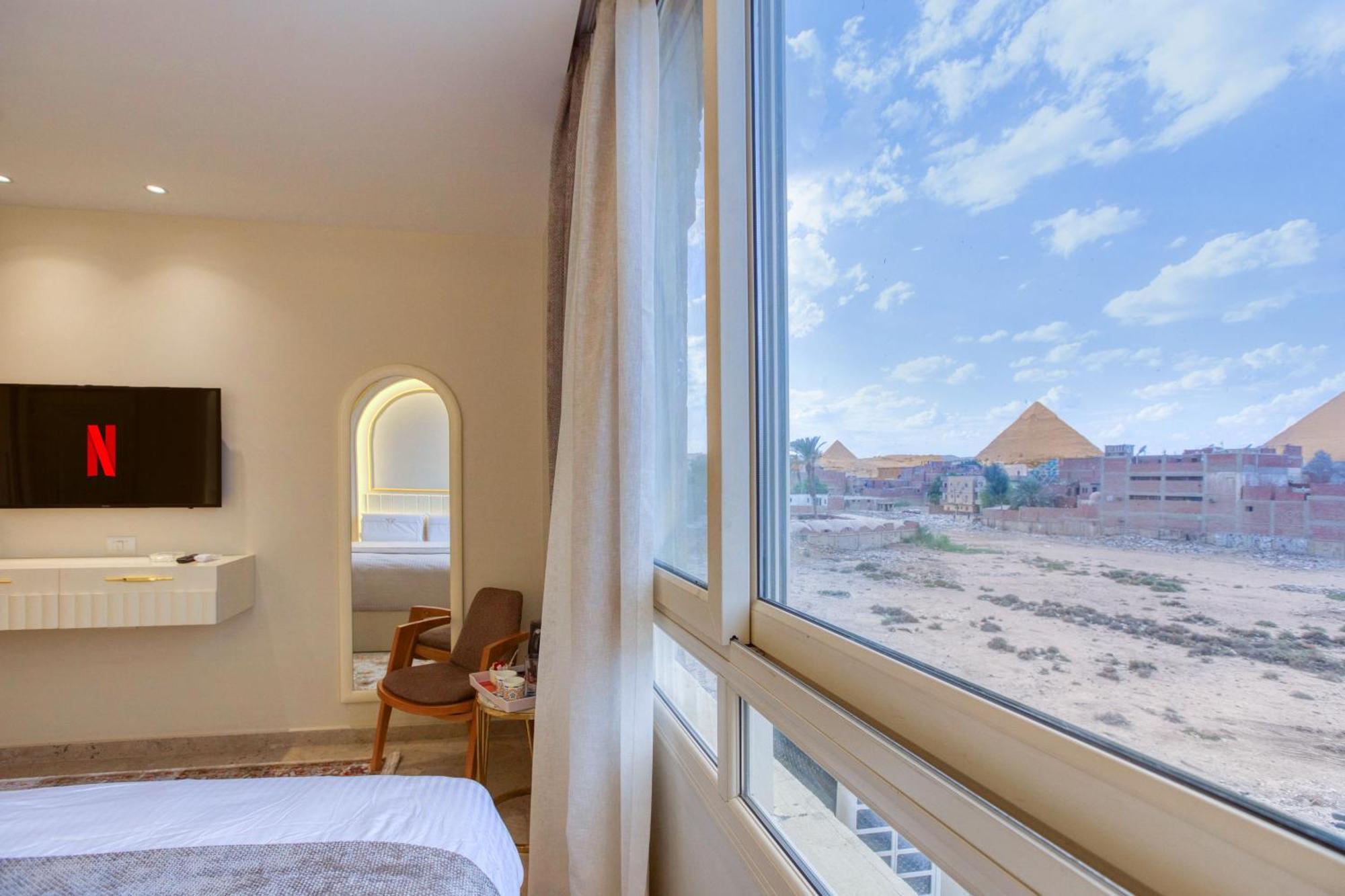 Pyramids Plateau Hotel Kafret el-Gabal Kültér fotó