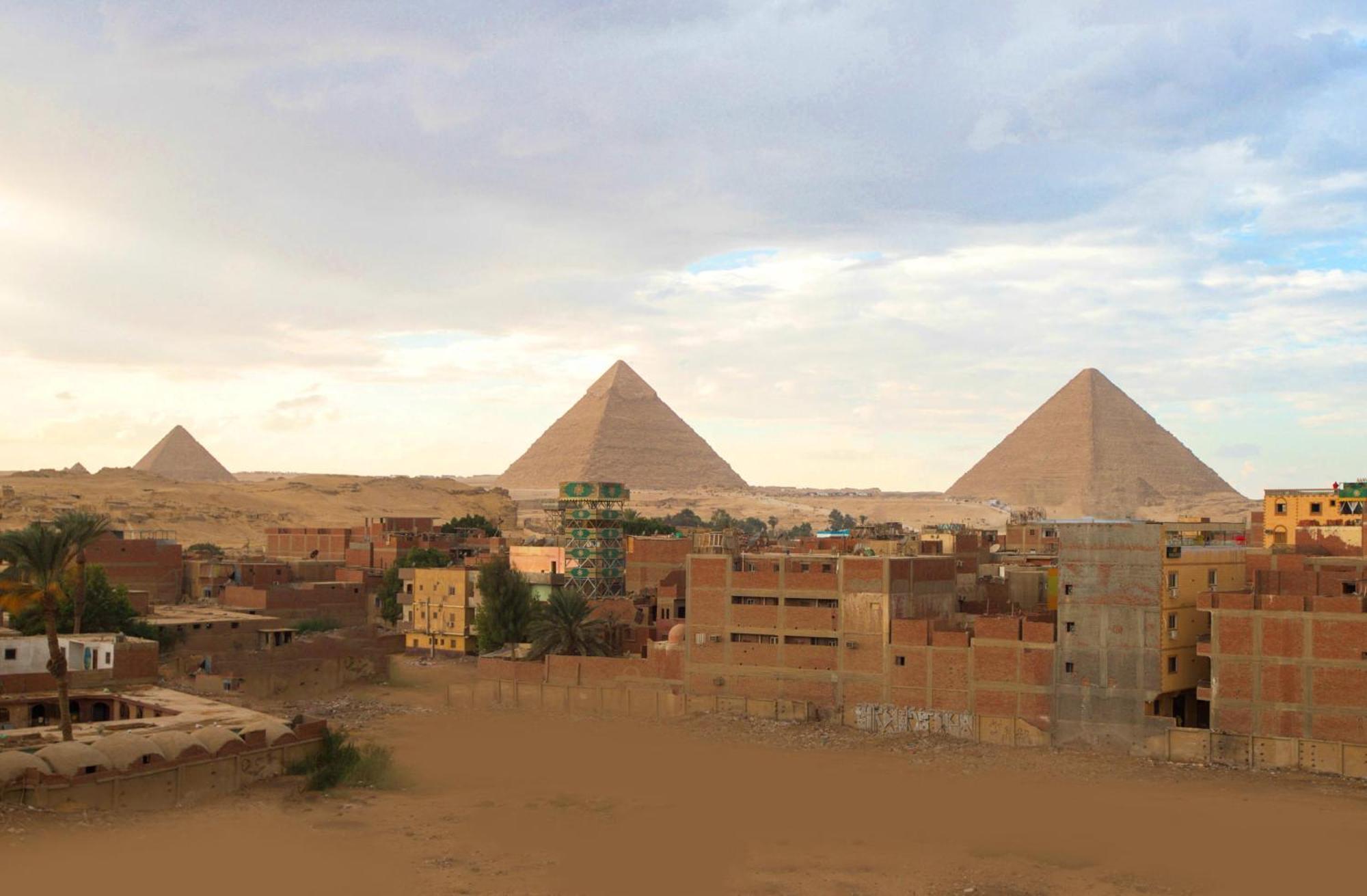 Pyramids Plateau Hotel Kafret el-Gabal Kültér fotó
